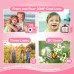 HiMont Kinderkamera, HiMont Digitalkamera Kinder mit 32GB TF-Karte & 2.0”-Bildschirm, 1080P Kinder Kamera & Selfie-Videokamera, Geschenke für Geburtstag Weihnachten, Spielzeug für 3-12 Mädchen Jungen (Rosa)