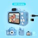 Kinderkamera, HiMont Digitalkamera Kinder mit 32GB TF-Karte & 2.0”-Bildschirm, 1080P Kinder Kamera & Selfie-Videokamera, Geschenke für Geburtstag Weihnachten, Spielzeug für 3-12 Mädchen Jungen (Blau)