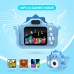 Kinderkamera, HiMont Digitalkamera Kinder mit 32GB TF-Karte & 2.0”-Bildschirm, 1080P Kinder Kamera & Selfie-Videokamera, Geschenke für Geburtstag Weihnachten, Spielzeug für 3-12 Mädchen Jungen (Blau)