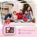 HiMont Kinderkamera Sofortbildkamera, Digitalkamera für Kinder mit Druckpapier & 32G TF Karte, VideoKamera mit farbigen Stiften & Lustige Accessoires, Geschenk für Kinder 3-14 Jahren (Rosa)