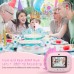 HiMont Kinderkamera Sofortbildkamera, Digitalkamera für Kinder mit Druckpapier & 32G TF Karte, VideoKamera mit farbigen Stiften & Lustige Accessoires, Geschenk für Kinder 3-14 Jahren (Rosa)