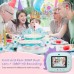 HiMont Kinderkamera Sofortbildkamera, Digitalkamera für Kinder mit Druckpapier & 32G TF Karte, VideoKamera mit farbigen Stiften & lustige Accessoires, Geschenk für Kinder 3-14 Jahren (Grün)