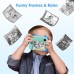 HiMont Kinderkamera Sofortbildkamera, Digitalkamera für Kinder mit Druckpapier & 32G TF Karte, VideoKamera mit farbigen Stiften & Lustige Accessoires, Geschenk für Kinder 3-14 Jahren (Blau)