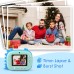 HiMont Kinderkamera Sofortbildkamera, Digitalkamera für Kinder mit Druckpapier & 32G TF Karte, VideoKamera mit farbigen Stiften & Lustige Accessoires, Geschenk für Kinder 3-14 Jahren (Blau)
